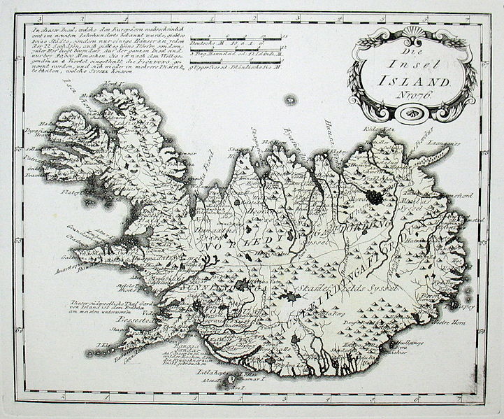 Map of Iceland in 1791 by Reilly 076